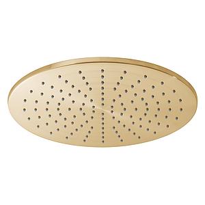 Vado Individual Single Function Easy Clean Round Shower Head 300mm Brushed Gold