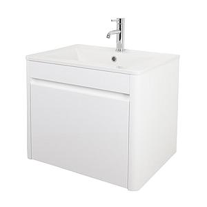 Faeber Geneva 600mm White Basin Unit Gloss