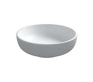 StoneKAST Oasis Double Ended Freestanding Bath 1350 x 1350mm Matt White