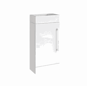 HIB Novum Serene 40cm WHITE Wall Hung Unit
