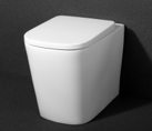 Faeber Venice Back To Wall Rimless Toilet Pan - Gloss White