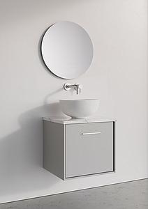 Crosswater Infinity Single Drawer Unit 500 Storm Grey