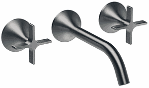 Dornbracht Vaia Wall Mounted Basin Mixer Tap Set without Pop-up Waste Chrome