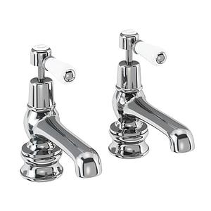 Burlington Qt Bath Taps (no Heads) Chrome
