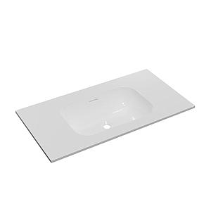Faeber Infinite M1 Pearl 900mm Single Central Furniture Basin White polished