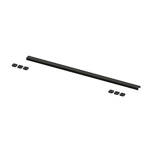 Abacus Elements Linear Waste Cover Plate 1000mm Matt Black