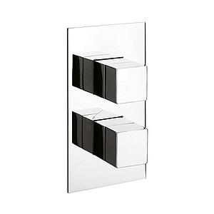 Crosswater Water Square 2 Handle Trimset (must be paired with WLBP1000RC_V2) Chrome
