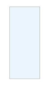 London Showers Bespoke 1193 x 1088 mm 10mm EasyClean Shower Glass