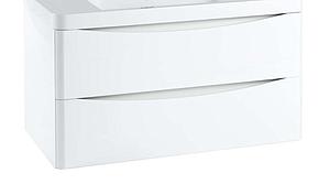 Scudo Bella 900 Wall Cabinet Gloss White