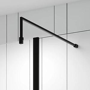 Hudson Reed Wetroom Screen Support Arm Matt Black