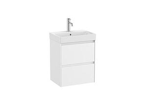 Roca Ona 500 X 360mm Compact 2 Drawer Furniture Pack With Basin - Matt White (a851682509)