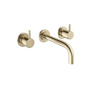 Crosswater MPRO Bath 3 Hole Filler Brushed Brass