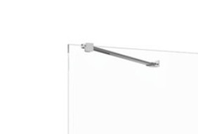 Crosswater Gallery Angled Brace Bar Brushed Nickel