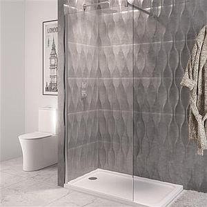 Eastbrook Vantage 2000 8mm Walkin Panel 760 X 2000 Chrome