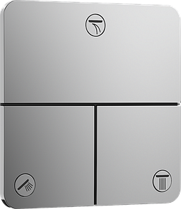 Hansgrohe Showerselect Comfort Q Valves Concealed 262 X 233 X 168mm Chrome