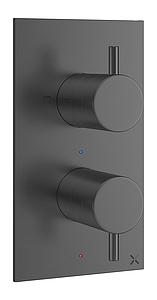 Crosswater Mpro 2 Handle Shower Handset Etched Trimset Slate