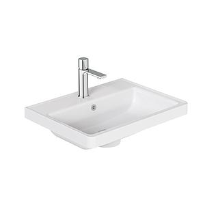 Vado Cameo 600mm Ceramic Furniture Basin Gloss White