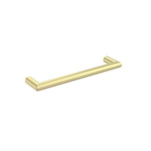 Saneux Ember 450mm Round Electric Towel Rail - 12v - Brushed Brass - Size Tolerance Between 440 - 445mm