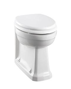 Burlington Back To Wall Pan - White (excl. Concealed Cistern)