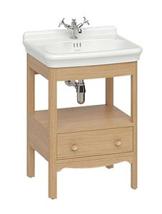 Burlington Guild Floor Standing Vanity 620mm Light Oak