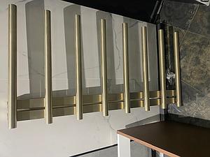 Ava Purity 1000 X 500mm Brushed Brass Pvd Stainless Steel Towel Rail - Ex Display