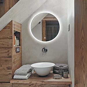 Hib Sphere Led 60cm Round Bathroom Mirror - 78760000 - Ex Display