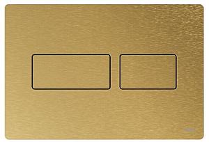 Tece Solid Dual Flush, Brushed Brass New