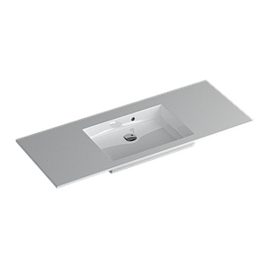 Faeber Silkstone Box 1200mm Single Central Gloss Basin