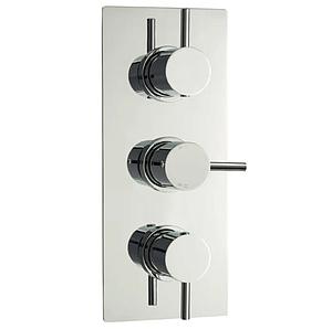 Cubico Vogue Triple Concealed Valve Round Cvc10 (dual Outlet)