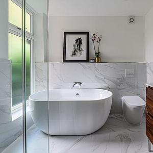 Bc Designs Dinkee Bath 1500 X 780 (waste Included) White