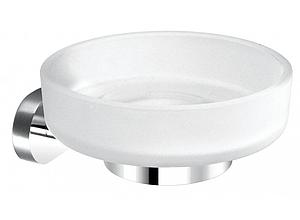 Vado Life Frosted Glass Soap Dish And Holder Wall Mounted Chrome